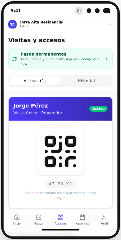 Estado de cuenta y pagos en la app de Otochi